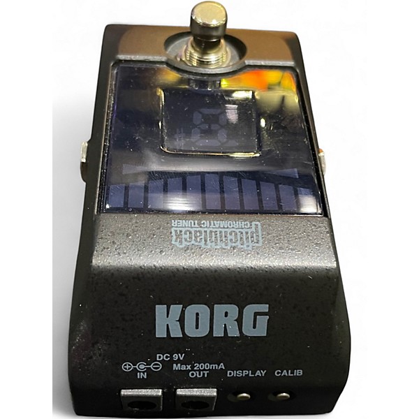 Used KORG PB01 Pitchblack Chromatic Tuner Pedal
