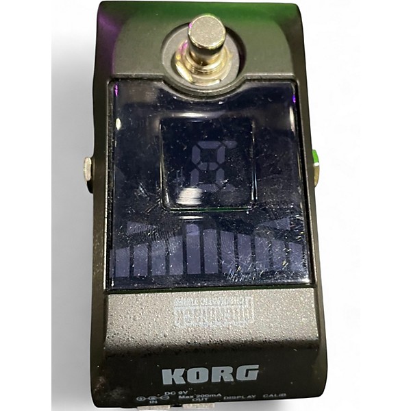 Used KORG PB01 Pitchblack Chromatic Tuner Pedal