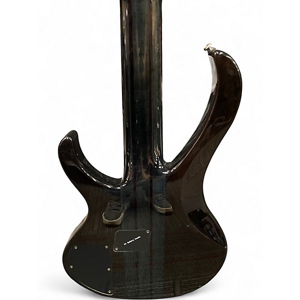 Used Ibanez BTB575 Trans Gray Electric Bass Guitar