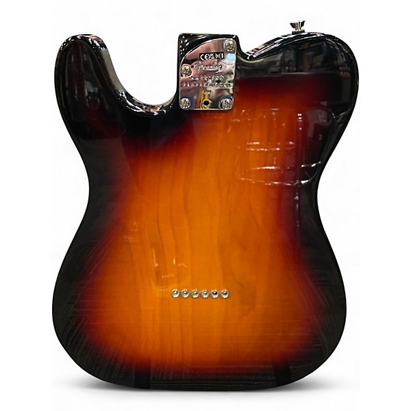 Used Fender American Professional II Telecaster 3 Tone Sunburst Solid Body Electric Guitar