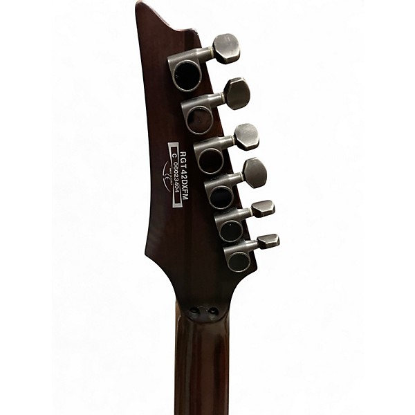 Used Ibanez rgt42dxfm Worn Natural Solid Body Electric Guitar