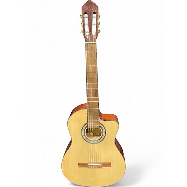 Used Lucero LC150SCE Natural Classical Acoustic Electric Guitar