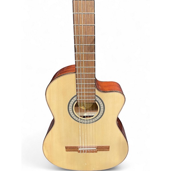 Used Lucero LC150SCE Natural Classical Acoustic Electric Guitar