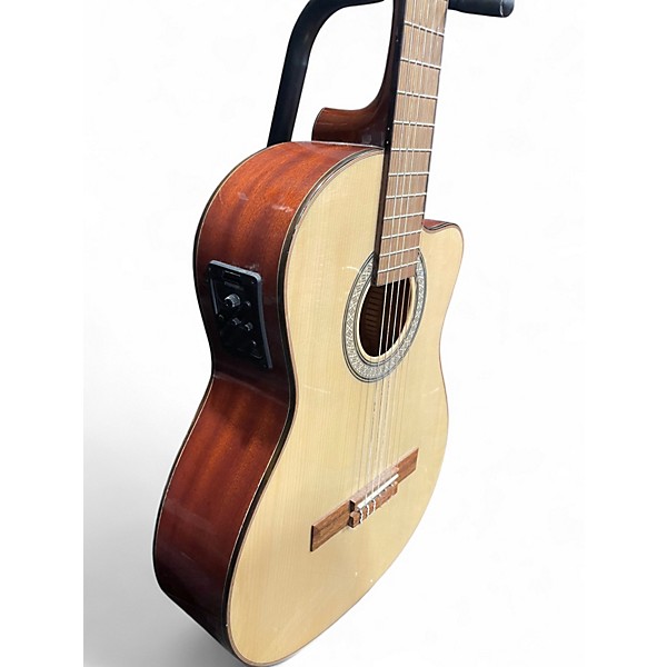 Used Lucero LC150SCE Natural Classical Acoustic Electric Guitar