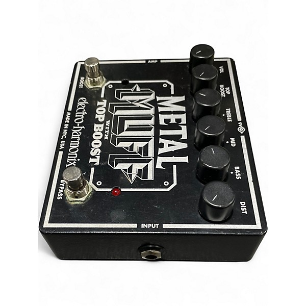 Used Electro-Harmonix Metal Muff Distortion With Top Boost Effect Pedal