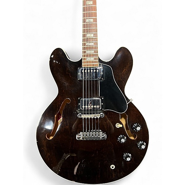 Vintage 1974 Gibson ES-335TD Walnut Hollow Body Electric Guitar