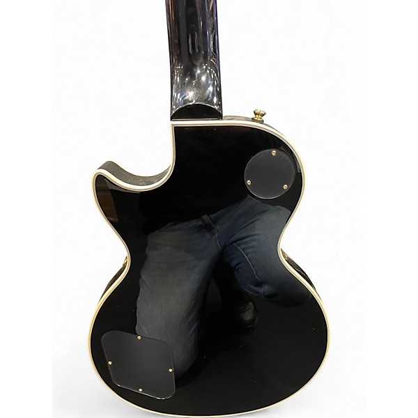 Used Epiphone Les Paul Custom Black Solid Body Electric Guitar