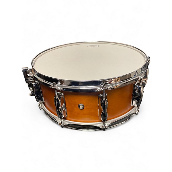 Used Yamaha 14in Recording Custom Birch Snare Natural Drum