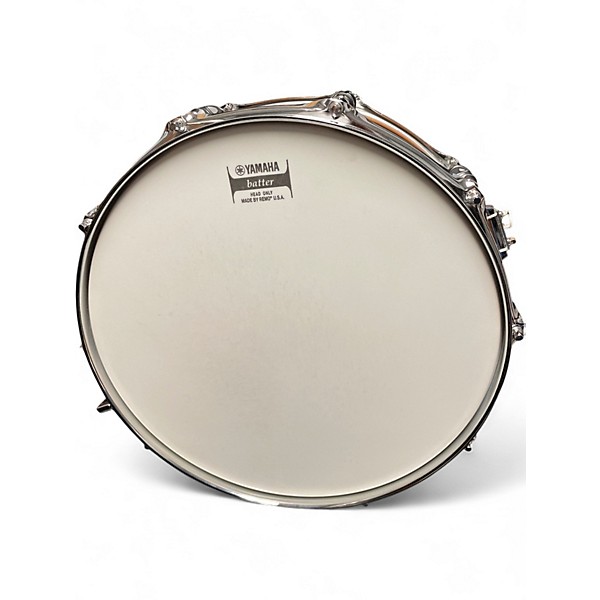 Used Yamaha 14in Recording Custom Birch Snare Natural Drum