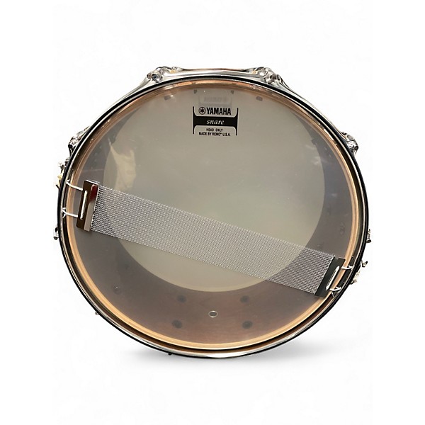 Used Yamaha 14in Recording Custom Birch Snare Natural Drum