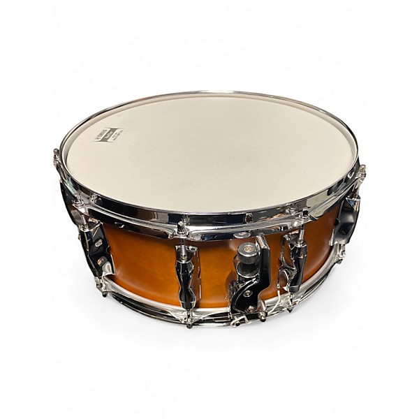 Used Yamaha 14in Recording Custom Birch Snare Natural Drum