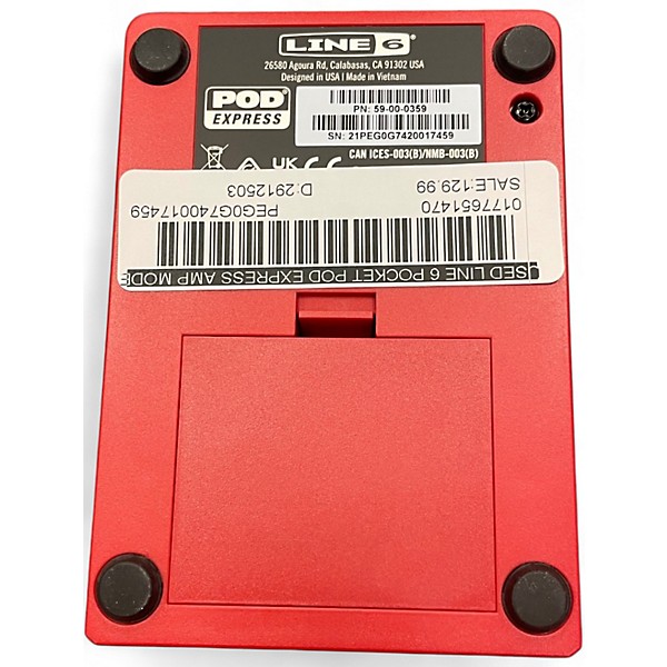 Used Line 6 Pocket Pod Express Amp Modeler Effect Processor