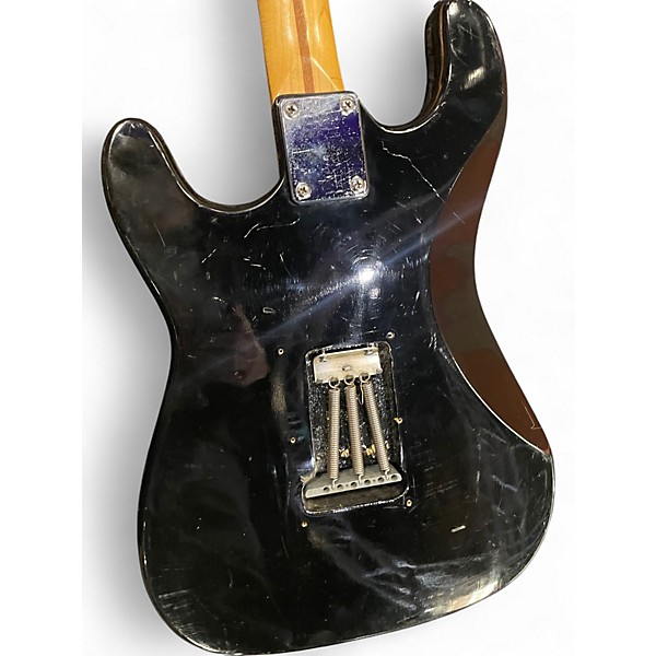 Used Fender Squire Series Standard Stratocaster Black Solid Body Electric Guitar