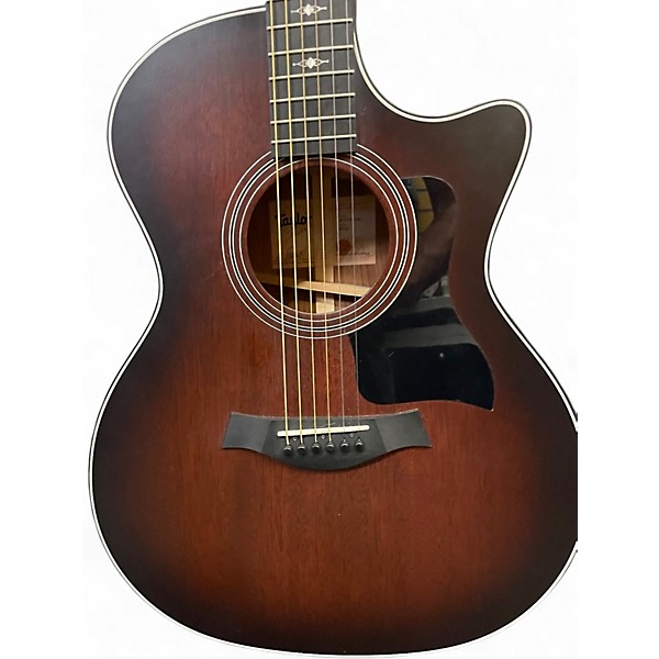 Used Taylor 324CE V-Class Mahogany Acoustic Electric Guitar