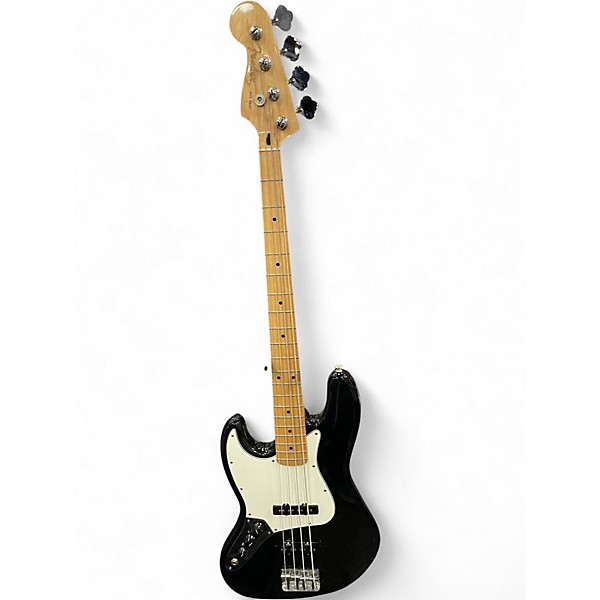 Used Fender Player Jazz Bass Left Handed Black Electric Bass Guitar
