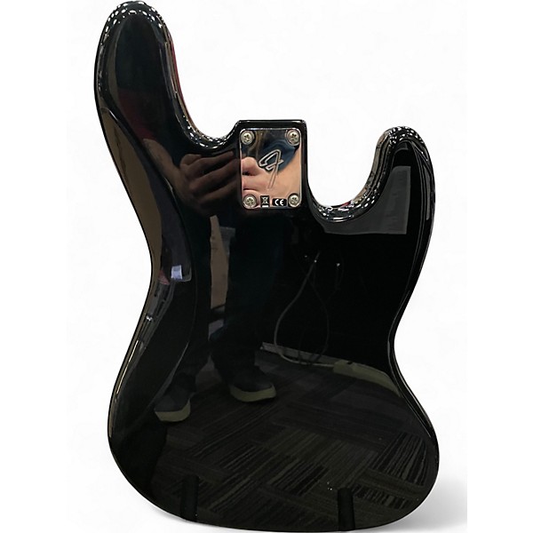 Used Fender Player Jazz Bass Left Handed Black Electric Bass Guitar