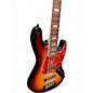 Used Mh Custom Jazz Bass 3 Color Sunburst Electric Bass Guitar