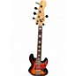 Used Mh Custom Jazz Bass 3 Color Sunburst Electric Bass Guitar