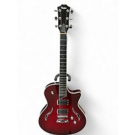 Used Taylor T3 Red to Black Fade Hollow Body Electric Guitar