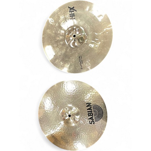 Used SABIAN 14in HHX Evolution Hi Hat PAIR Cymbal