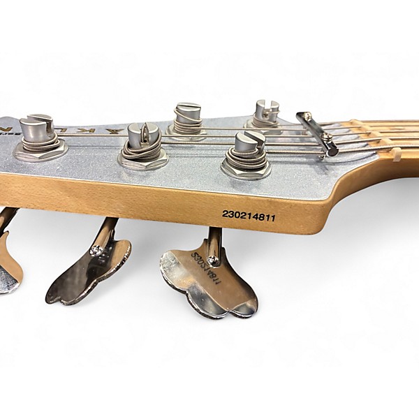 Used Lakland 55-02 Skyline Series 5 String Ice Blue Metallic Electric Bass Guitar