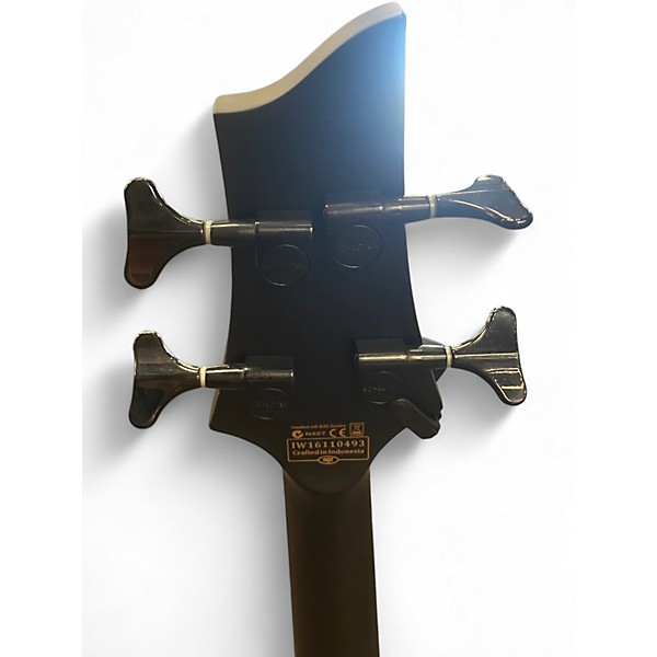 Used Schecter Guitar Research STEALTH 4  Black Electric Bass Guitar