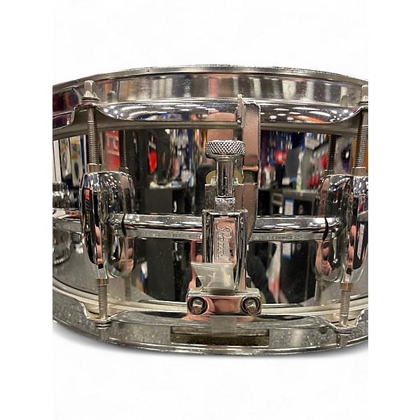Used Pearl 14in Mirror Chrome Steel Shell Chrome Drum
