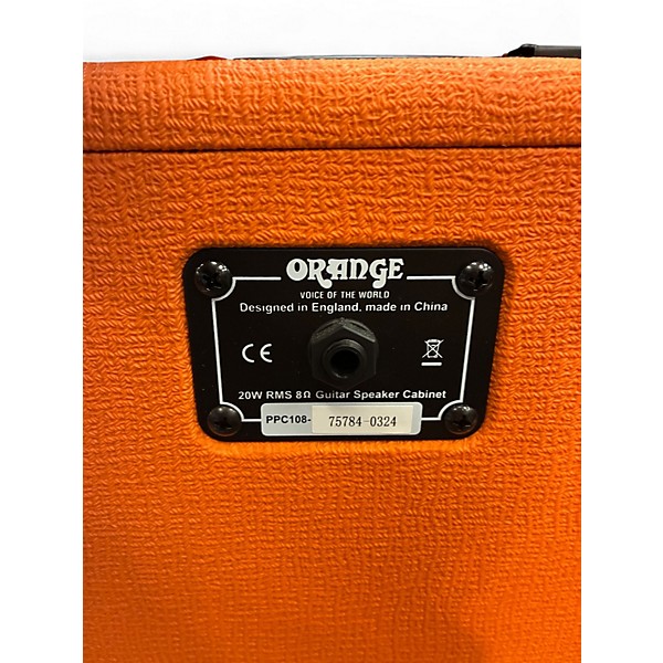 Used Orange Amplifiers PPC108 Micro Terror 1X8 Guitar Cabinet