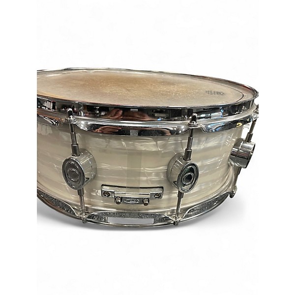 Used Pacific 5X14 CX1455 MAPLE WHITE ONYX Drum