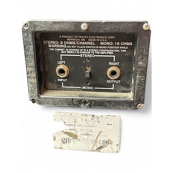 Used Peavey Triple XXX 4x12 Angled Guitar Cabinet