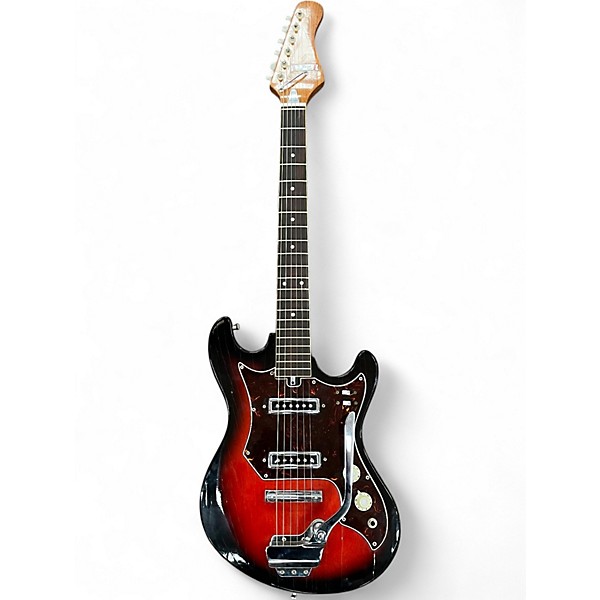 Used Teisco VALIANT SUPER CHICAGO RED BURST Solid Body Electric Guitar