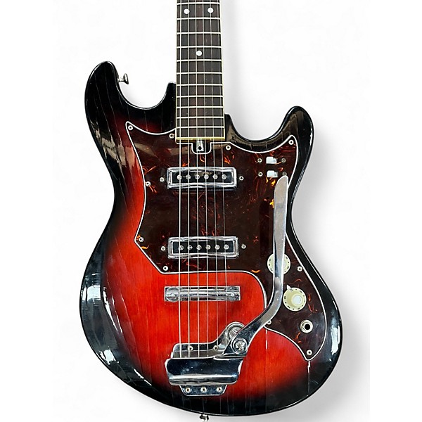 Used Teisco VALIANT SUPER CHICAGO RED BURST Solid Body Electric Guitar