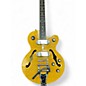 Used Epiphone Wildkat with Bigsby Yellow Hollow Body Electric Guitar