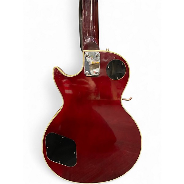 Used Hondo Lawsuit Guitar Cherry Solid Body Electric Guitar