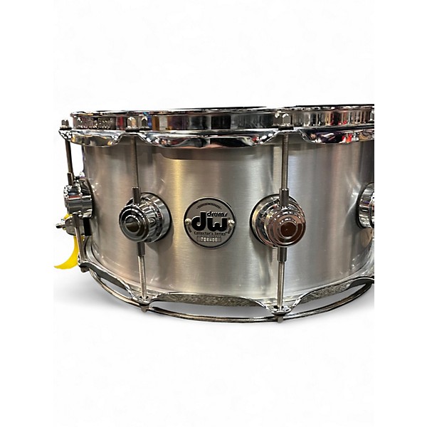 Used DW 6.5X14 Collector's Series Snare SILVER Drum