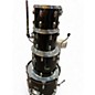 Used Pearl 4 Piece forum series 4 piece shell pack Black Drum Kit