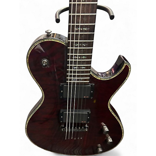 Used Schecter Guitar Research Hellraiser Solo 6 Crimson Red Trans Solid Body Electric Guitar