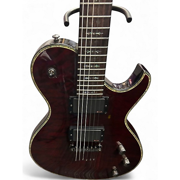 Used Schecter Guitar Research Hellraiser Solo 6 Crimson Red Trans Solid Body Electric Guitar