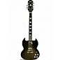 Used Epiphone SG Modern Figured Trans Black Faded Solid Body Electric Guitar