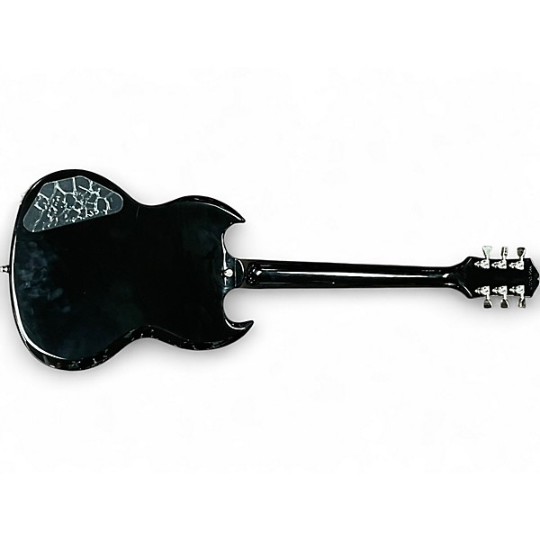 Used Epiphone SG Modern Figured Trans Black Faded Solid Body Electric Guitar