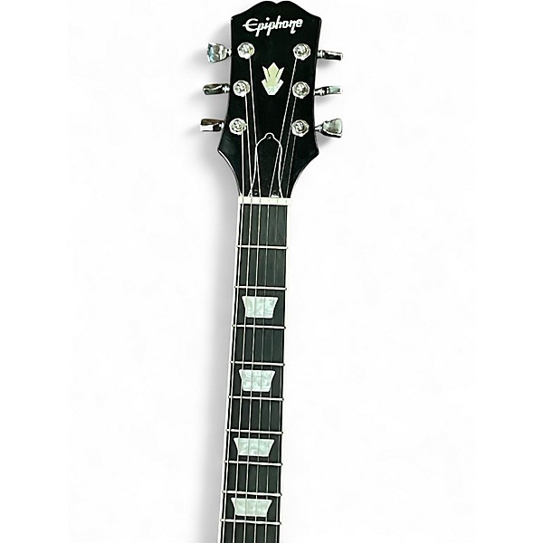 Used Epiphone SG Modern Figured Trans Black Faded Solid Body Electric Guitar