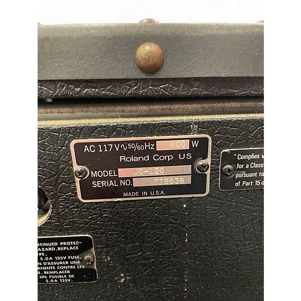 Vintage 1987 Roland JC120 Jazz Chorus Guitar Combo Amp