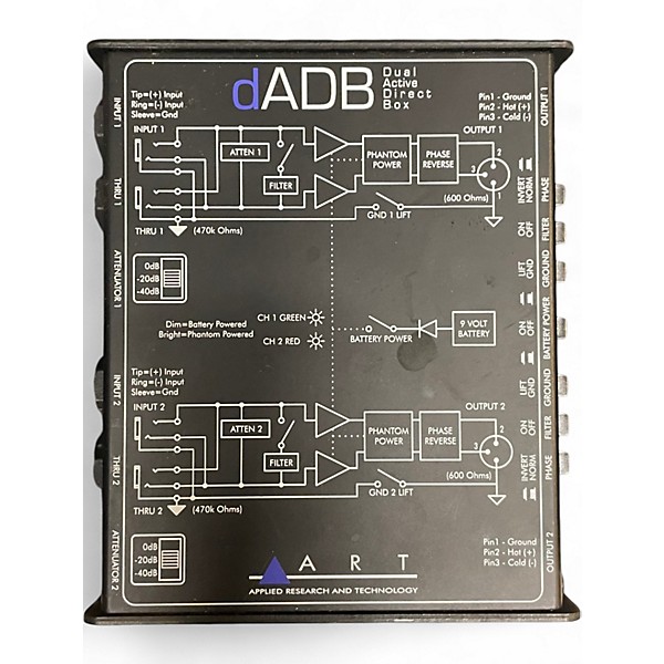 Used Art Dual Active Direct Box Direct Box