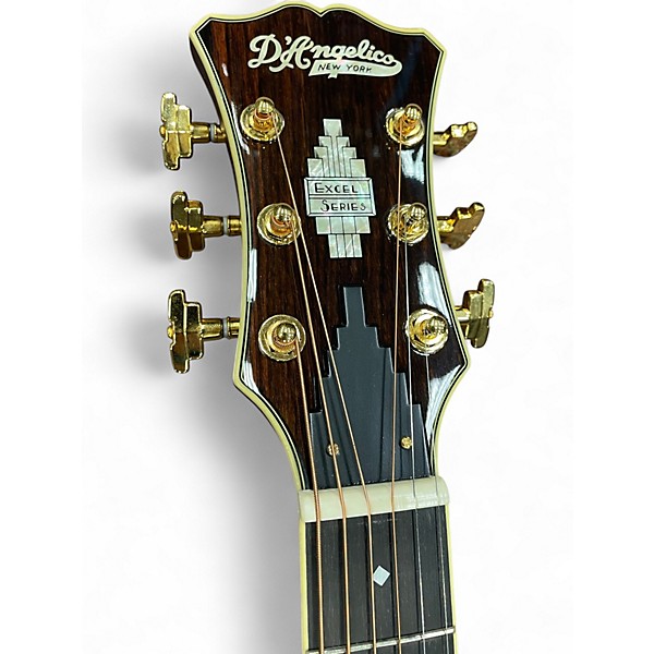Used D'Angelico Excel Lexington Vintage Natural Acoustic Electric Guitar