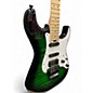 Used Jackson USA Adrian Smith Signature SDQM San Dimas Transparent Green Burst Solid Body Electric Guitar