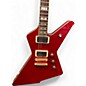 Used Ibanez 2002 DT420 Destroyer MIJ Transparent Cherry Solid Body Electric Guitar