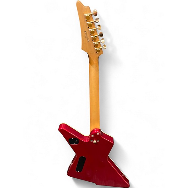 Used Ibanez 2002 DT420 Destroyer MIJ Transparent Cherry Solid Body Electric Guitar