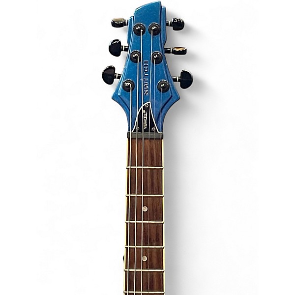 Used Switch VIBRACELL Blue Solid Body Electric Guitar