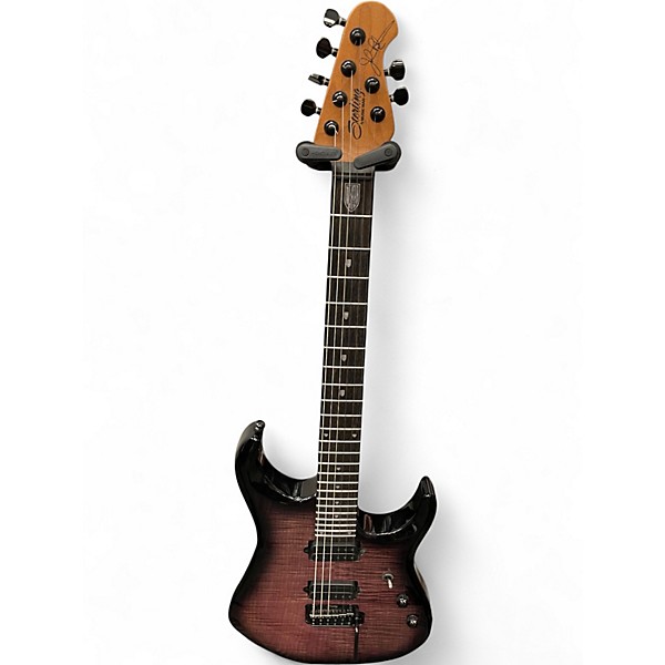Used Sterling by Music Man JP150D Purple Solid Body Electric Guitar