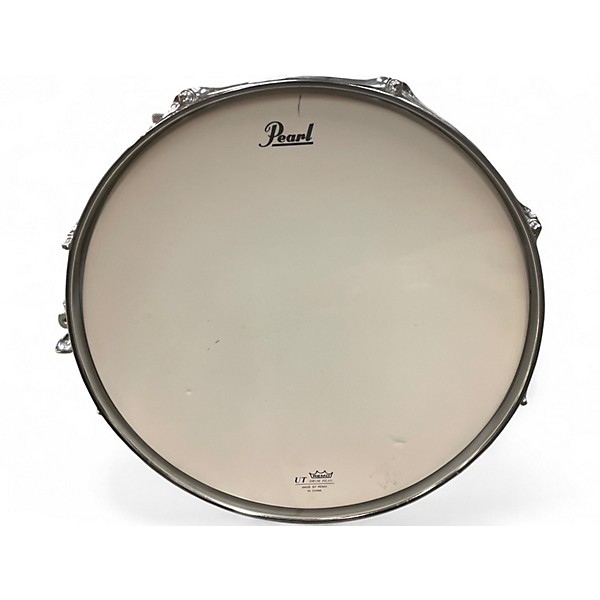 Used Pearl 14in 14”x5.5” SST Limited Edition Marine Glass White Drum